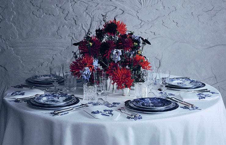DIOR MAISON】「トワル ドゥ ジュイ」コレクションからブルースケッチ DIOR MAISON】「トワル ドゥ ジュイ」コレクションからブルースケッチ