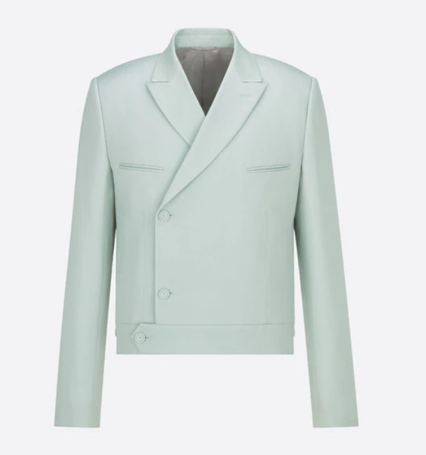 オブリーク ジャケット ウールツイル　363,000円