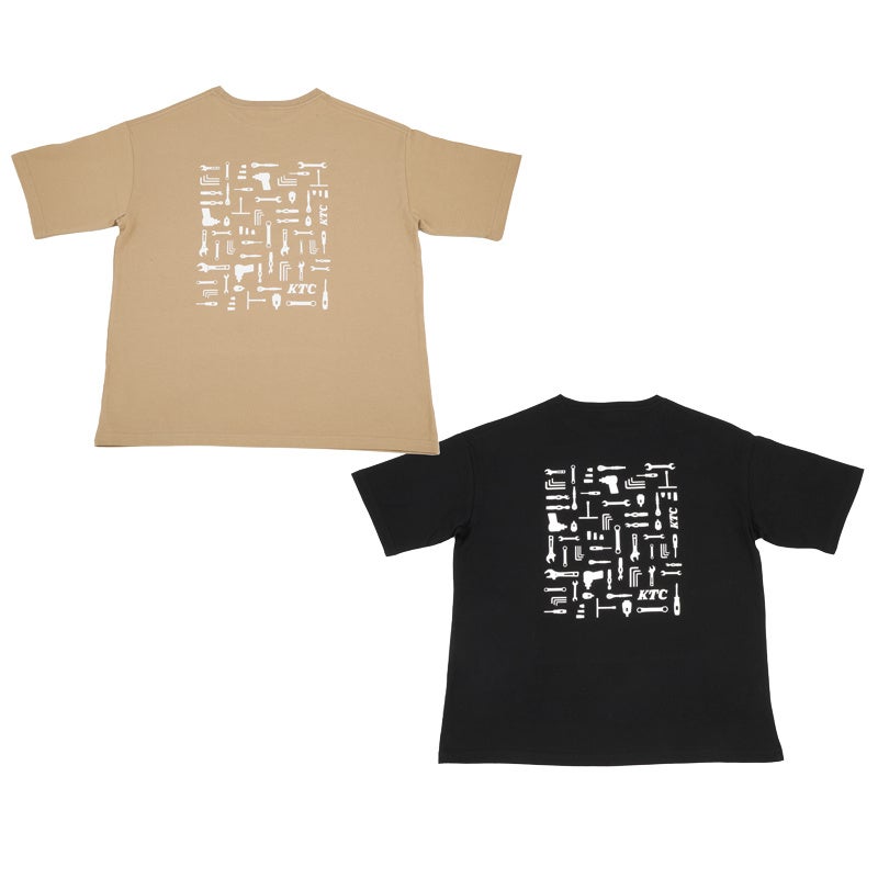 工具柄ビックシルエットTシャツ（バックプリント）