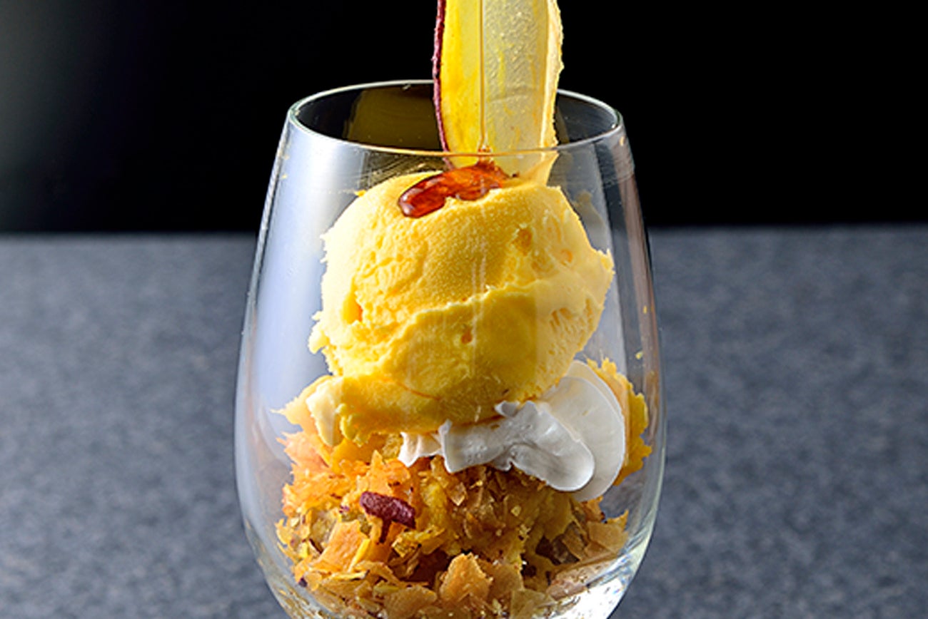 さつま芋のパフェ