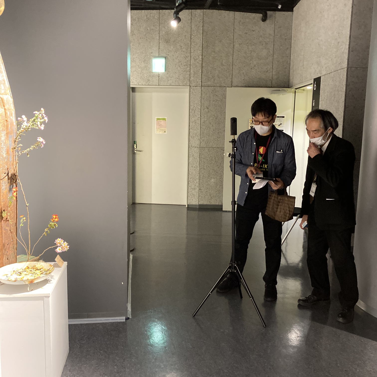 スタッフの撮影風景