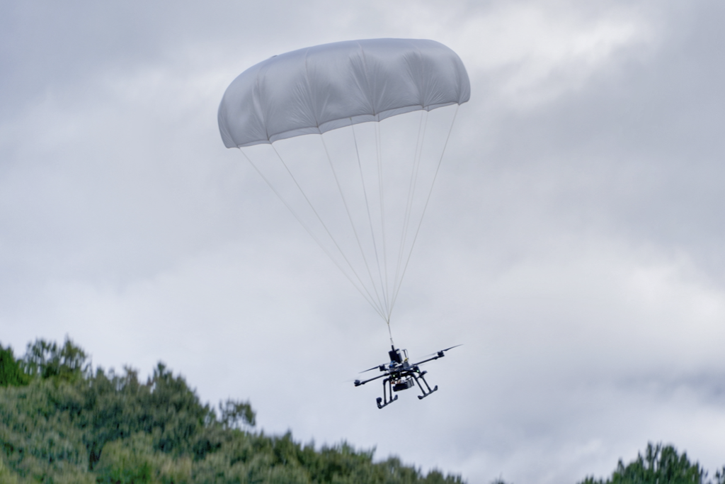 中型物流用ドローンでの利用例