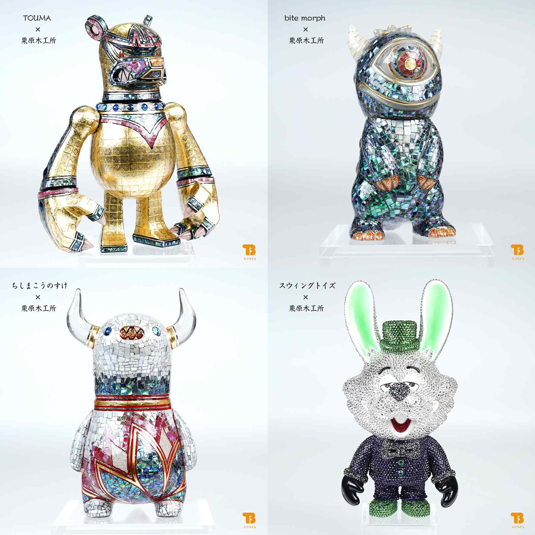 T-BASE 銀座ギャラリー】ソフビ×伝統工芸による