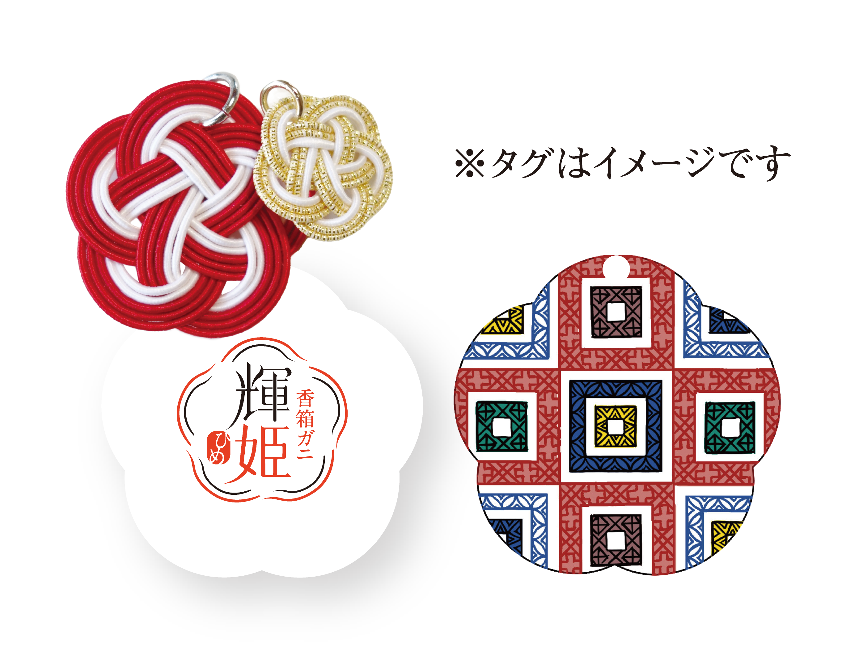 　　　　　　タグ裏面　　　　　　　　　　タグ表面