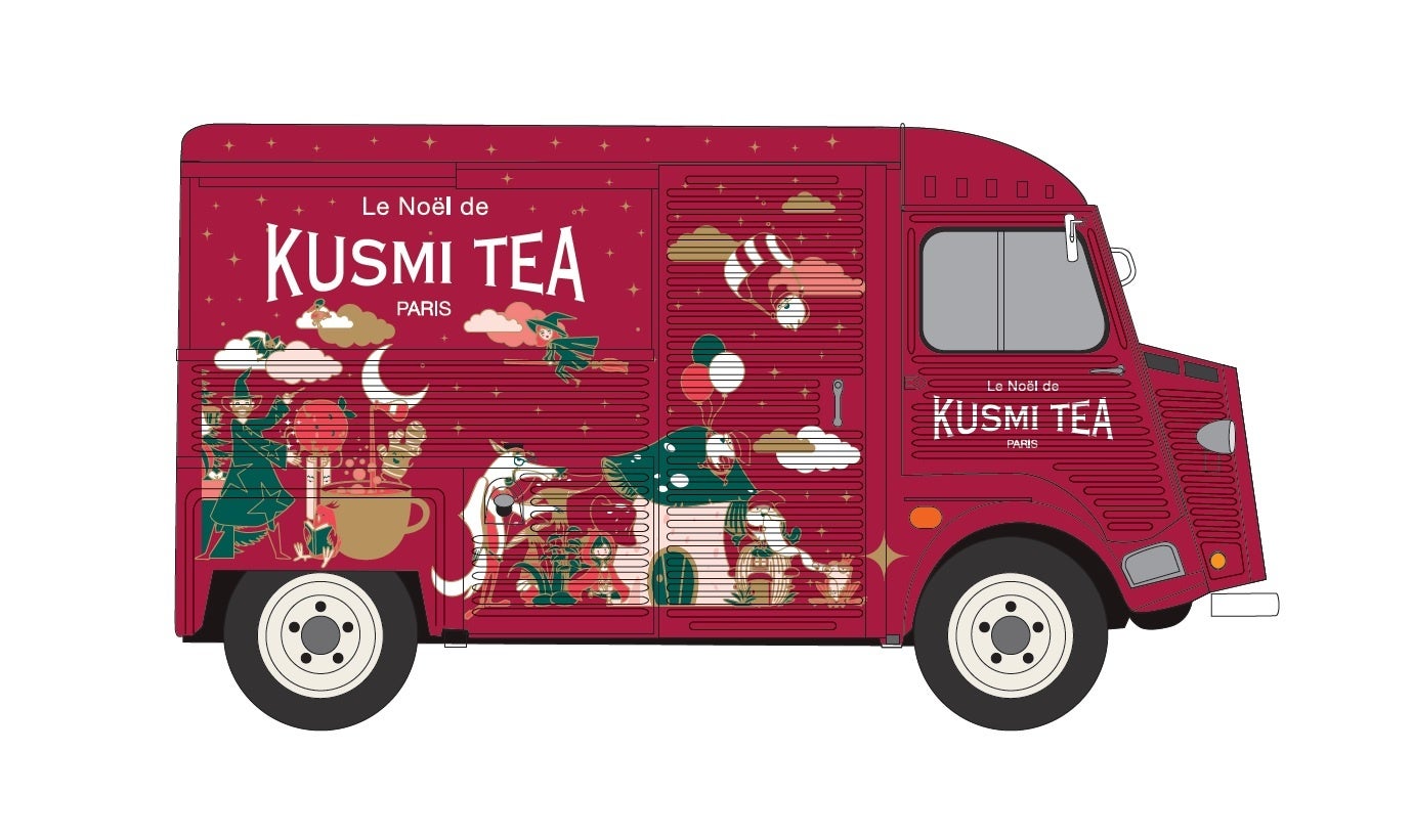 クリスマスラッピングバス