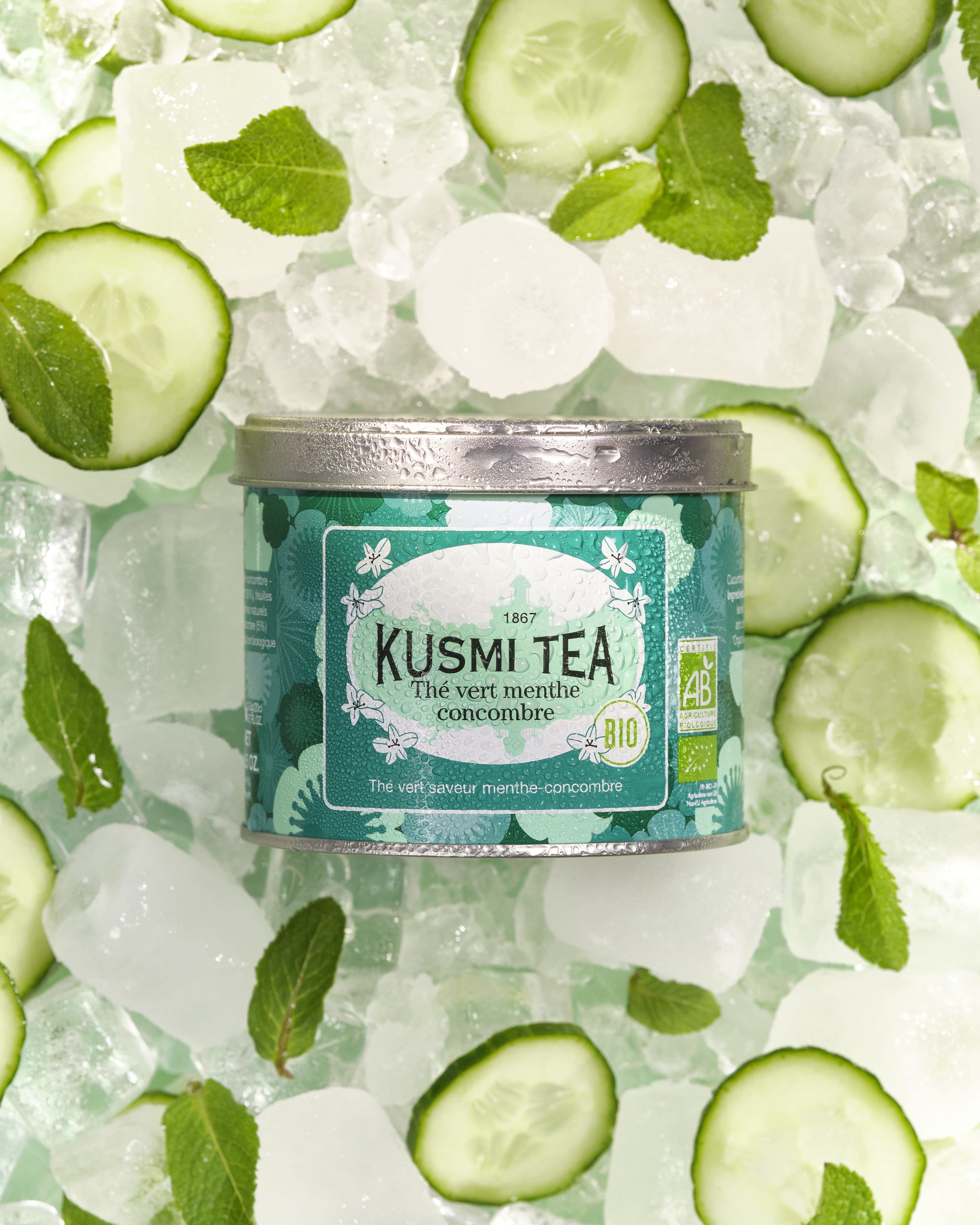 キュウリ×ミントのお茶？】涼を感じる新感覚のお茶が仏クスミ