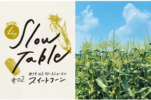 マザームーンカフェが贈る一夜限りの美食体験「1 DAY SLOW TABLE」第二弾、神戸市北区「すまいるふぁーむ」のスイートコーンを堪能する特別なディナーイベント開催