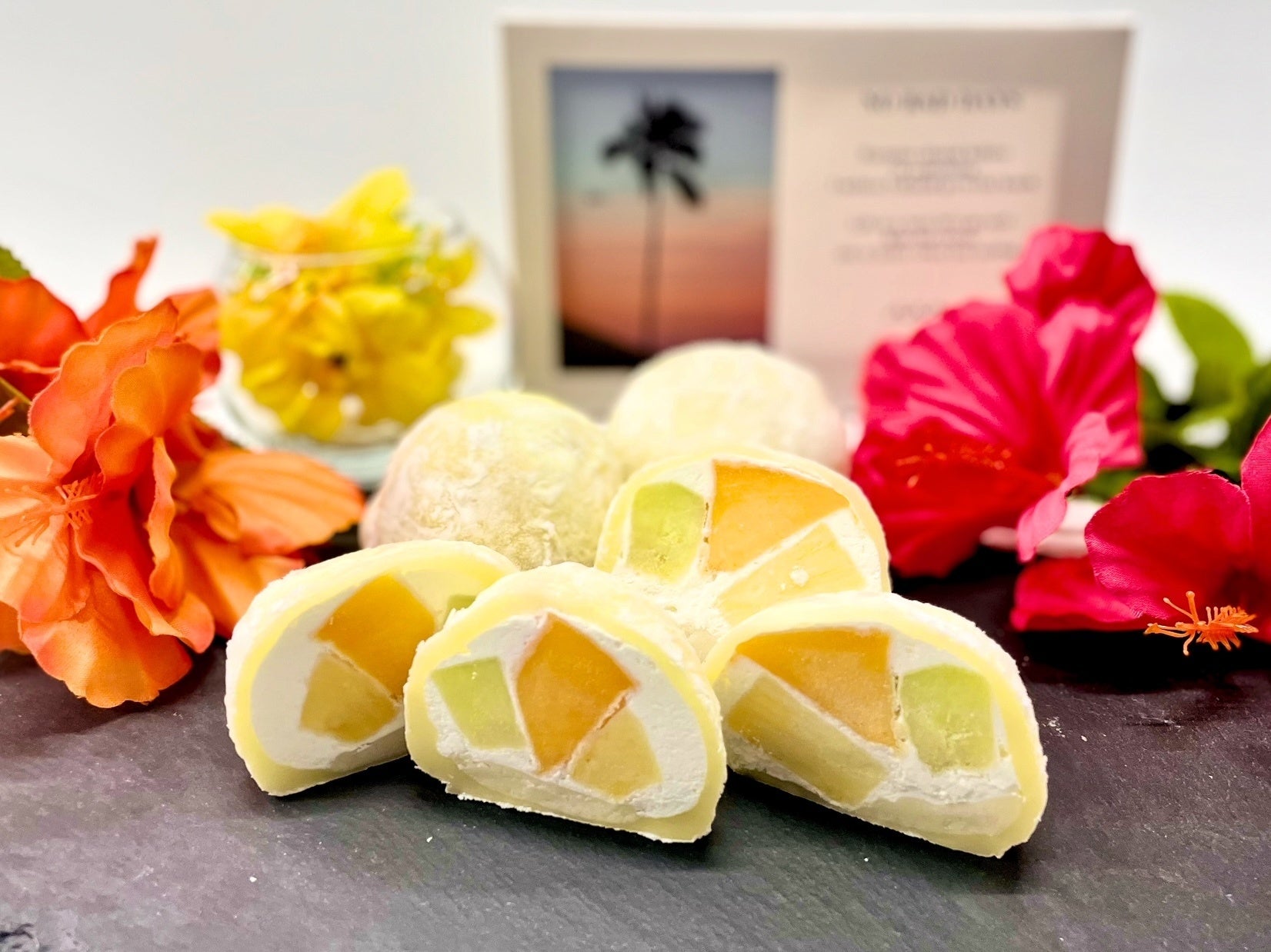 夏限定のトロピカル生クリームフルーツ大福