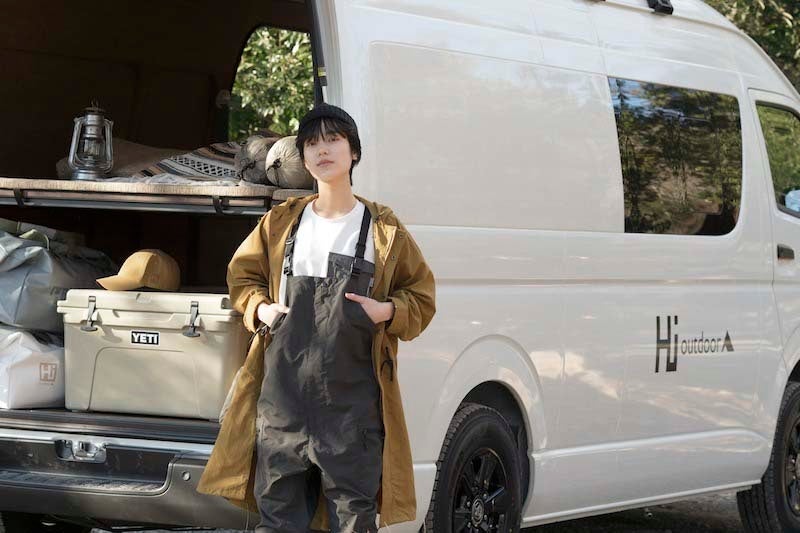 Hi outdoorの商品を手に取ったお客様が好きなようにコーディネートを楽しんでいただき、それぞれのHiにしていって欲しい。 アウトドアシーンでの機能性・着心地にこだわり、さらに、シティユースでも愛用していただけるようなお洒落さも兼ね揃えたウェア。