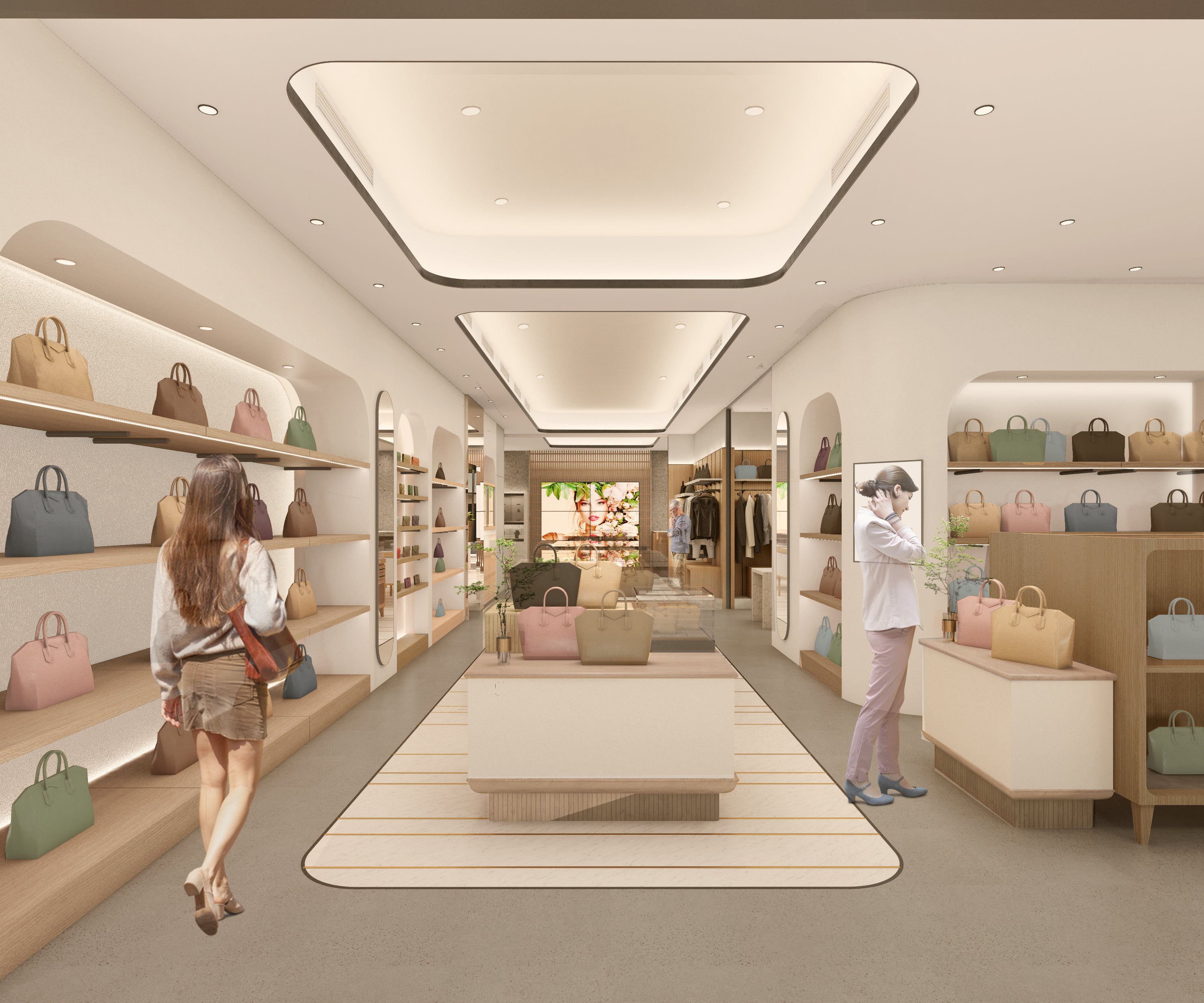 気軽に手に取れる商品展示