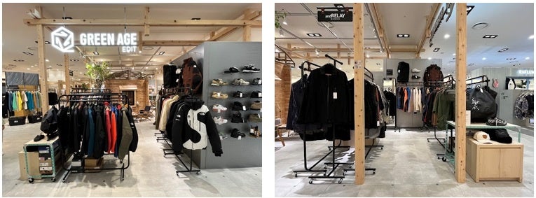 「andRELAY」店舗内観