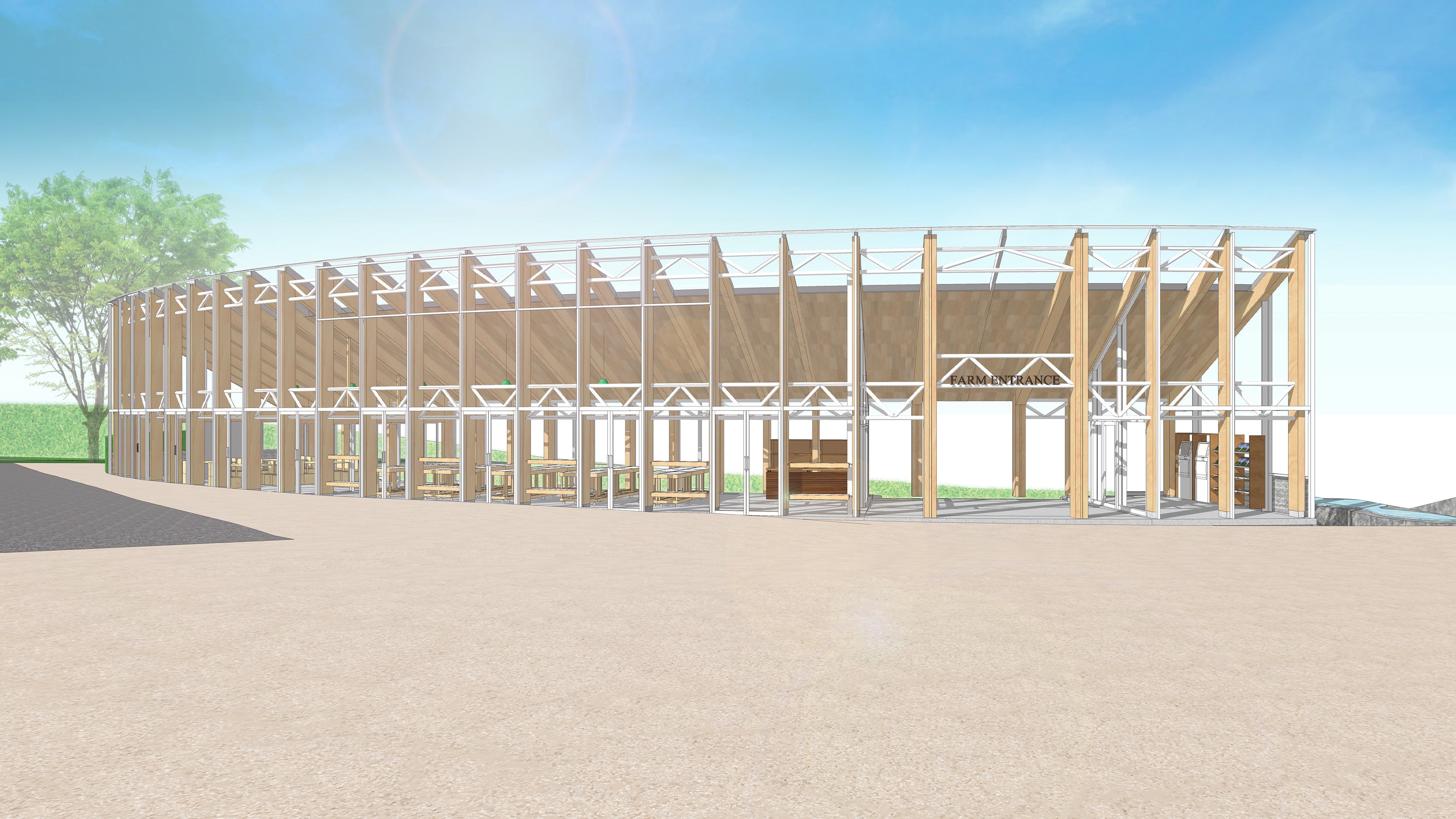 【ファームエントランス外観イメージ】