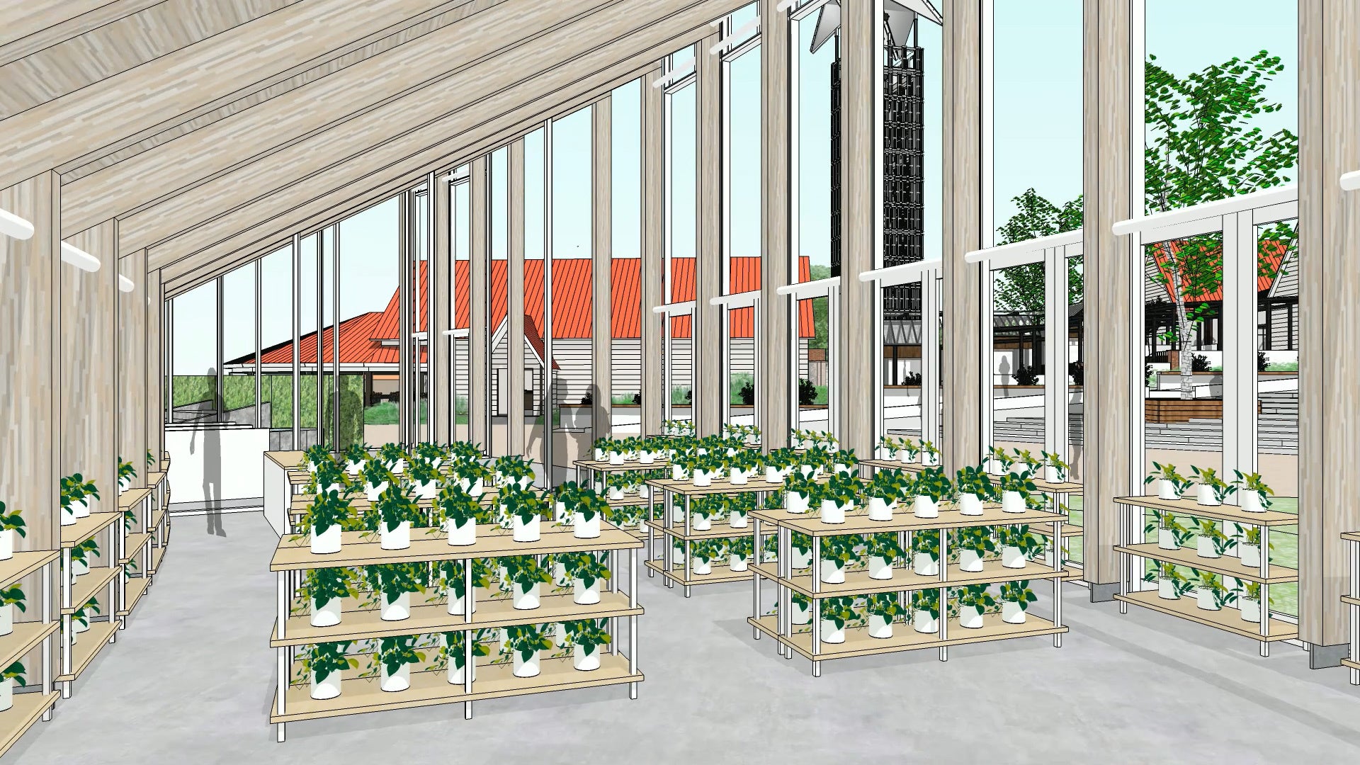  【ハーブ＆プラントショップ内観イメージ】