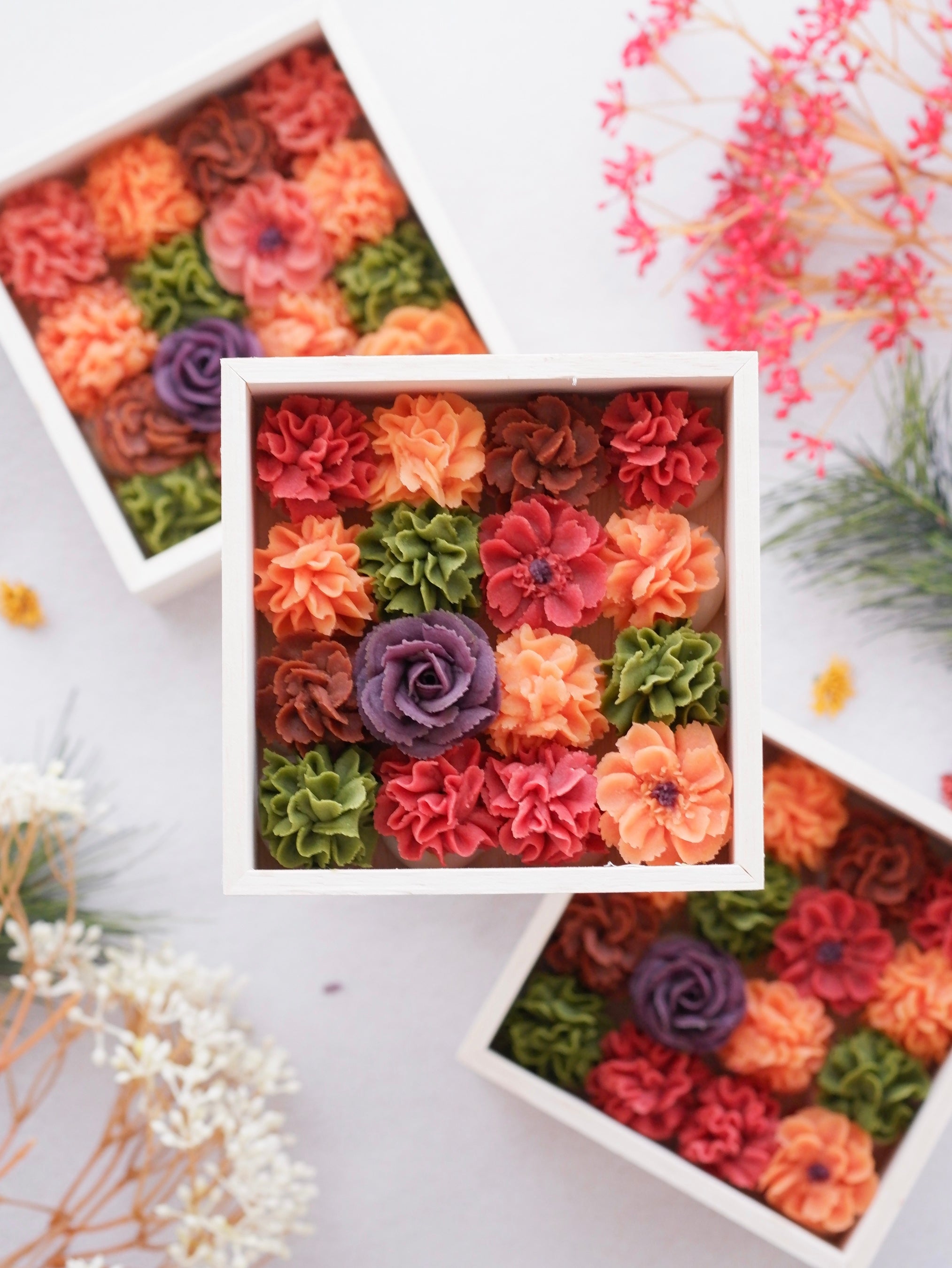 信州産　お花 ムーンダストの花束（LL 48本）【長寿祝い 花 フラワーギフト