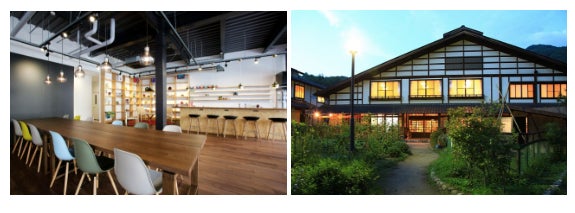 (左)こまがね市民活動支援センター「ぱとな」(右)「駒ヶ根ふるさとの家」