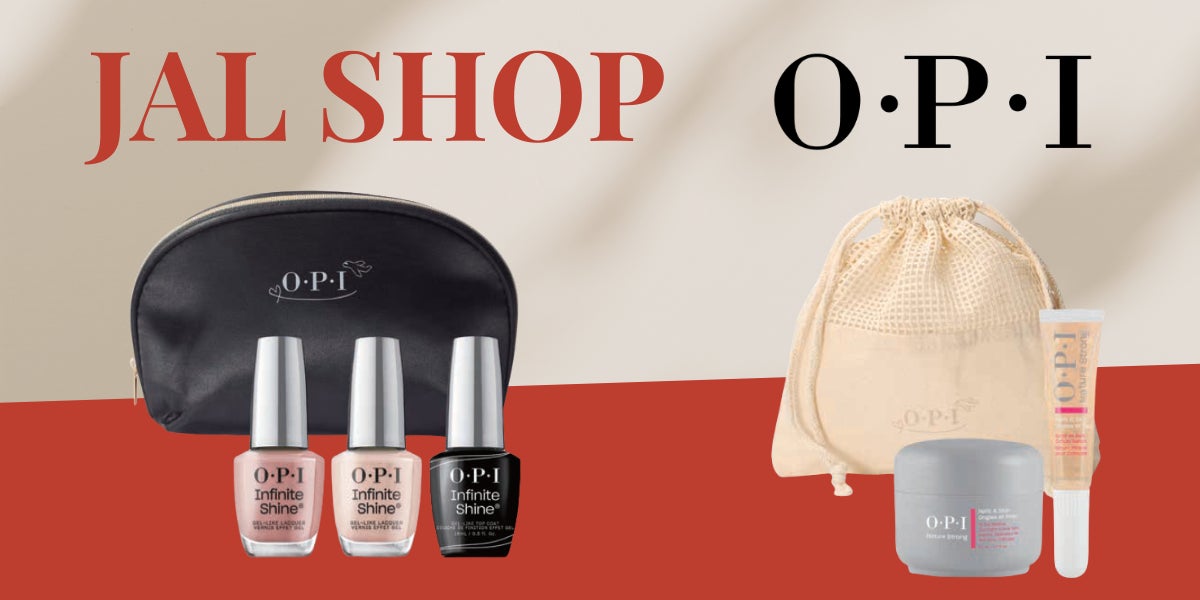 OPI【45周年記念】JAL限定セット発売。7月1日よりJAL国際線にて展開 OPI【45周年記念】JAL限定セット発売。7月1日よりJAL国際線にて展開