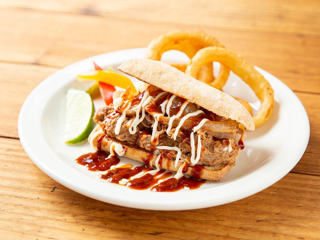 BBQ PULLED PORK  SANDWICHES