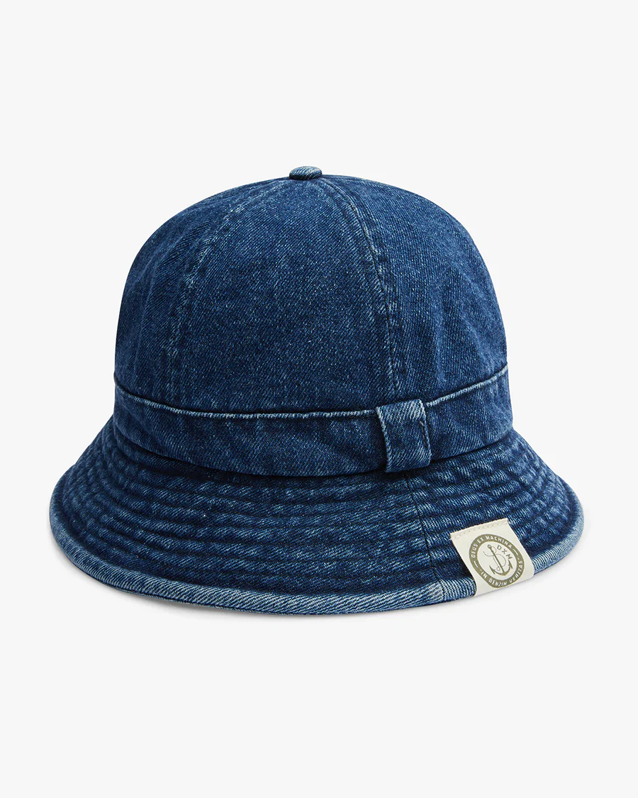 DEUS HATS NEW  COLLECTION  DUKE BUCKET HAT - INDIGO