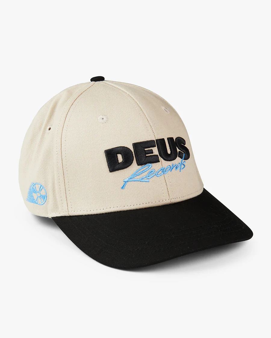 DEUS HATS NEW  COLLECTION   PLAYLIST BASEBALL CAP -  ANTHRACITE