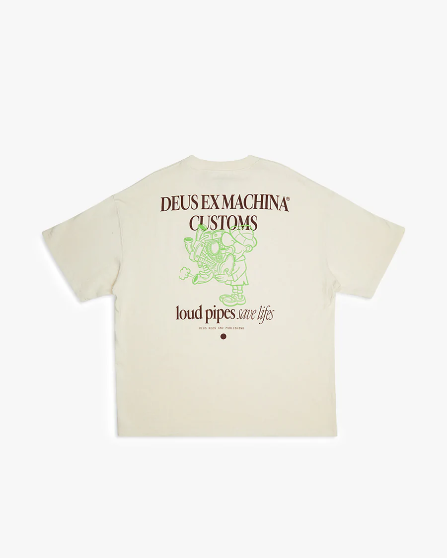 DEUS RECORDS OVERSIZED FIT TEES