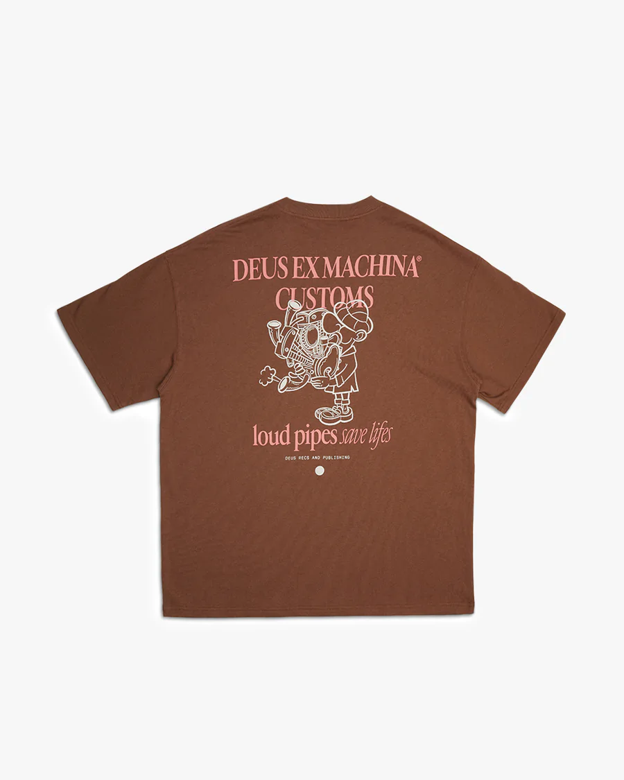 DEUS RECORDS OVERSIZED FIT TEES