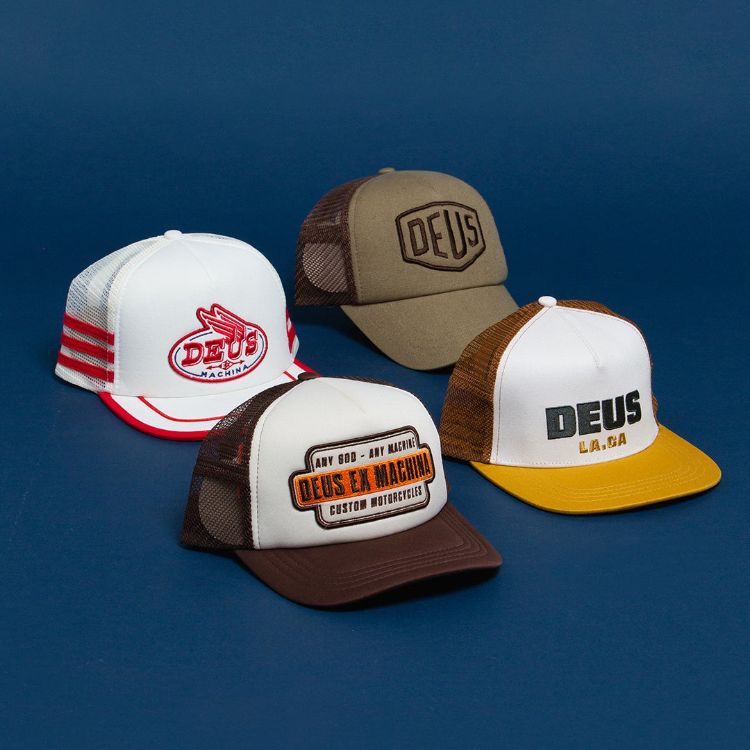 さらに100円引き◆DEUS EX MACHINA◆FAST STORIES TRUCKER New Arrivals – Iota Trucker Cap Tap to shop #DeusExMachina
