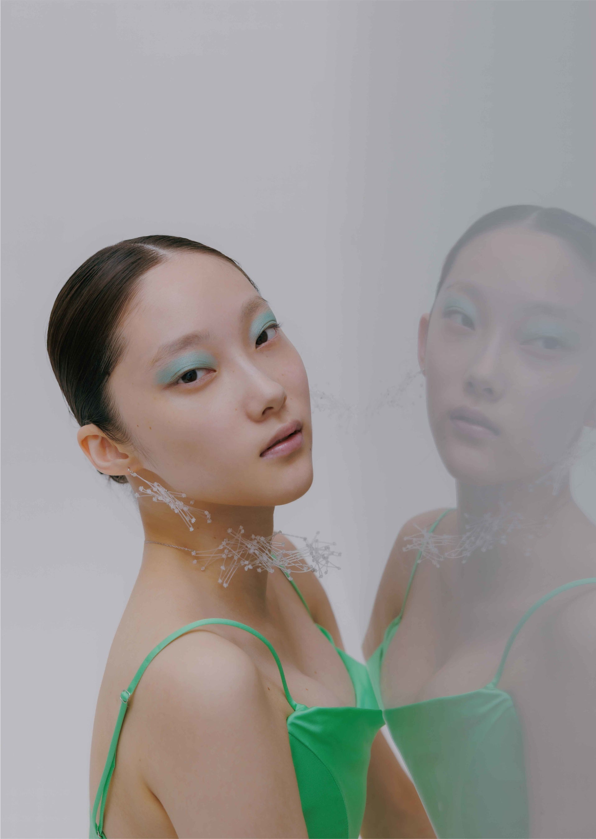 Photographer：Shuhei Tsunekawa、Model：ANNI YANG(TOMORROW TOKYO)、Makeup：KOTO(UM)、Hair：KURUSHIMA(Y’s C)、Stylist：Remi Kawasaki 