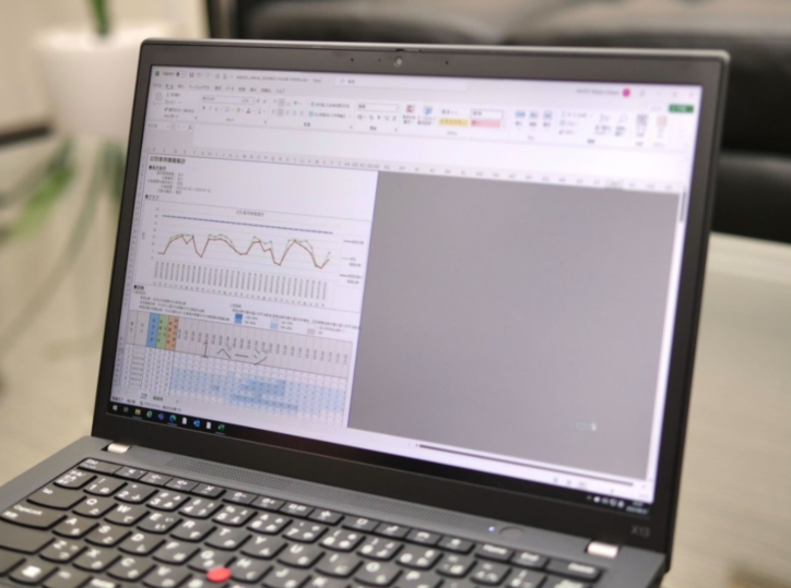 社用車の稼働状況をデータで把握（イメージ）