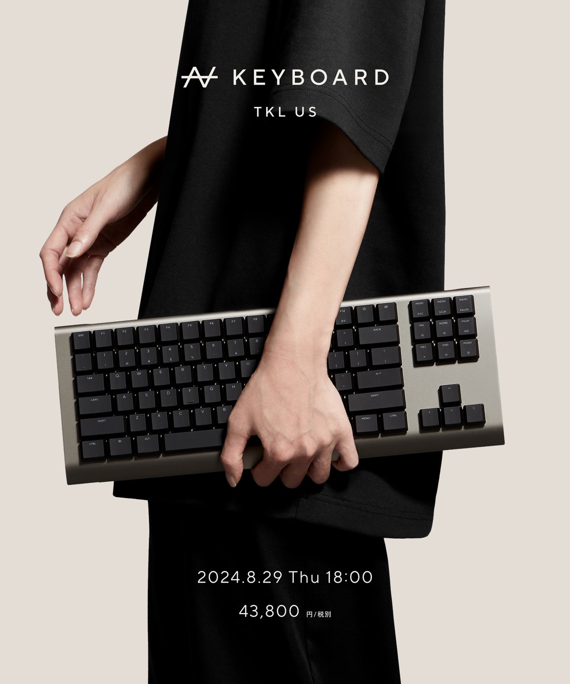 ZENAIM KEYBOARD 日本語配列 ZETA DIVISION監修 ZENAIM KEYBOARDよりUS配列モデルを8月29日