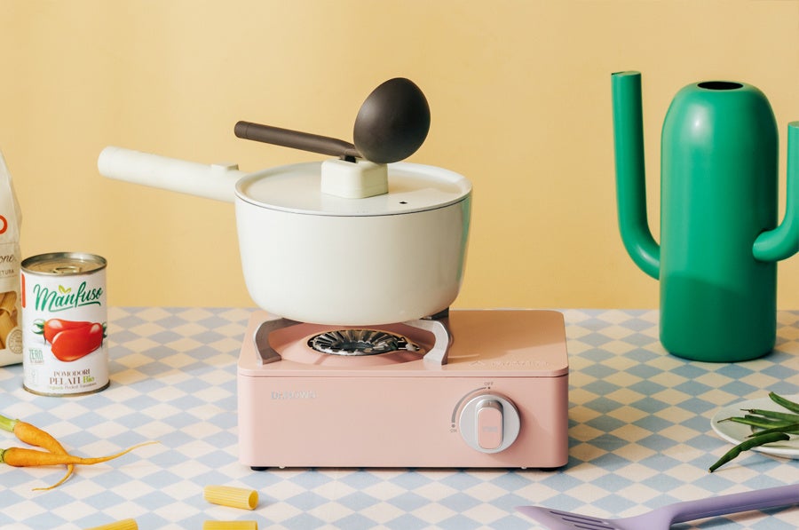 お求めやすくなりました】コンパクトで可愛いカセットコンロDr.HOWS