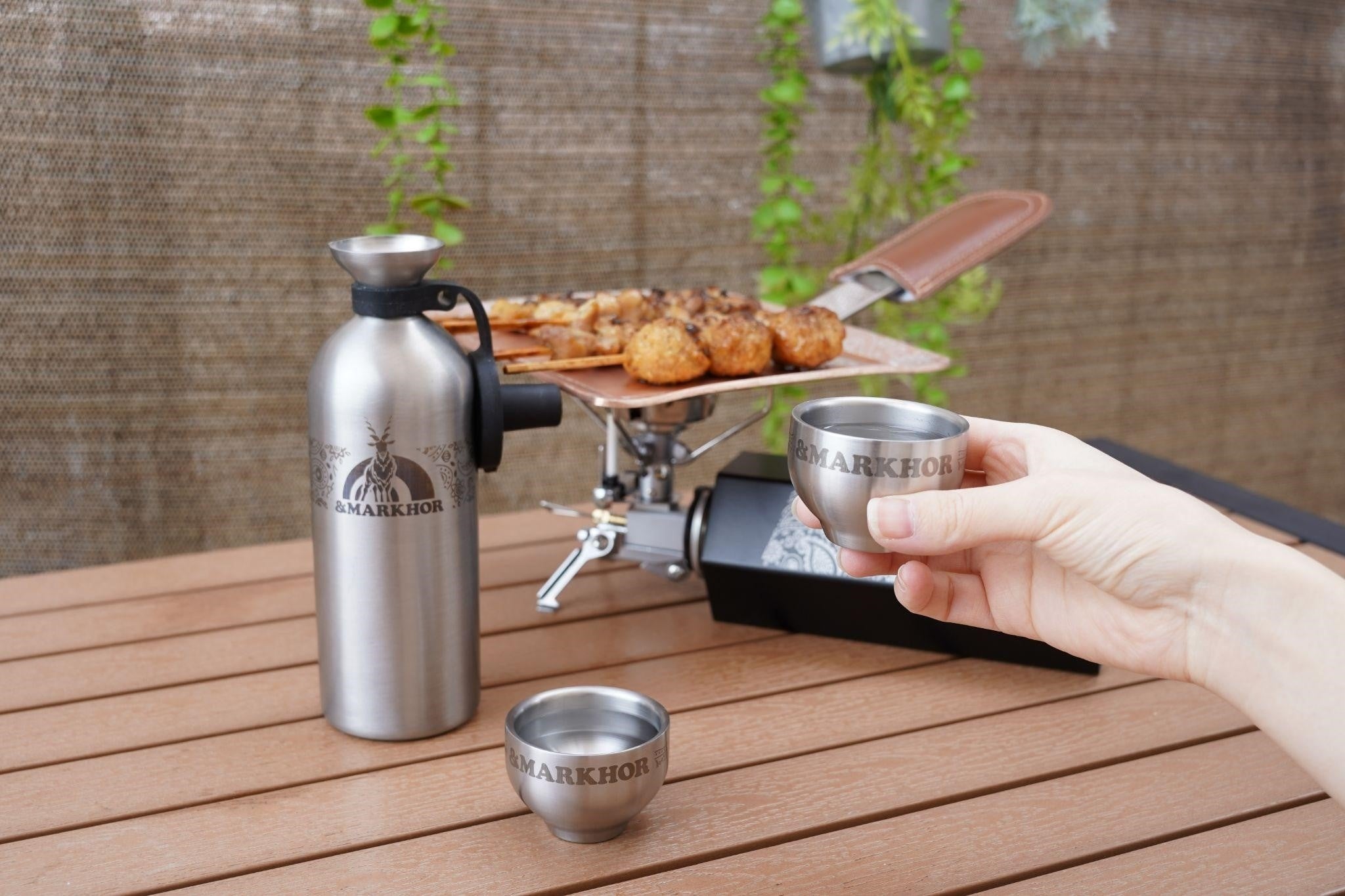 保冷・保温とっくりキャップセット 2合（約360㎖）