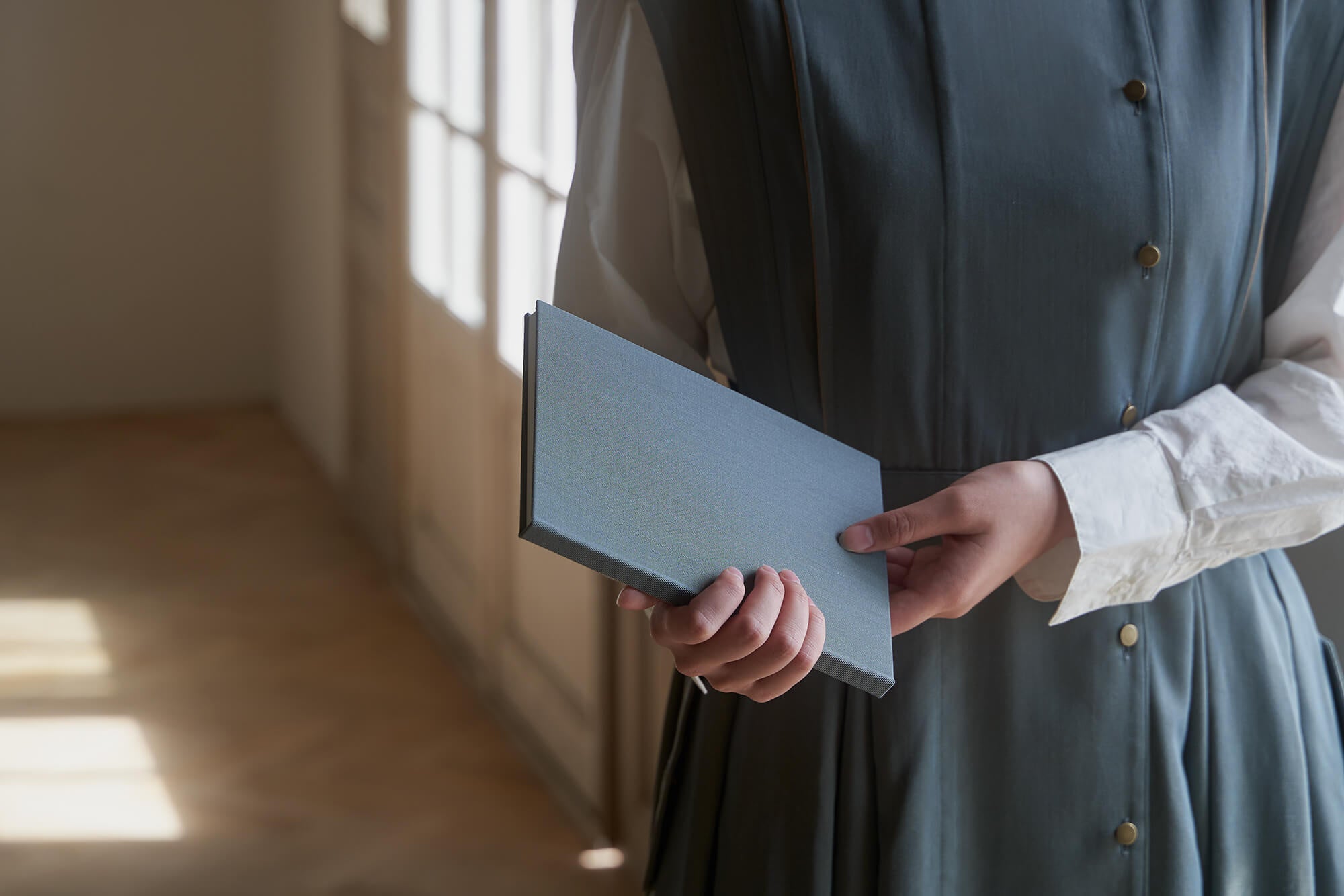 Hiraeth wool chambray