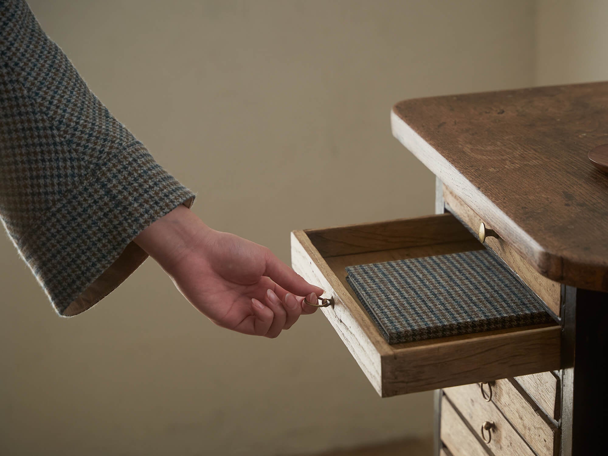 Kiokushi check cloth