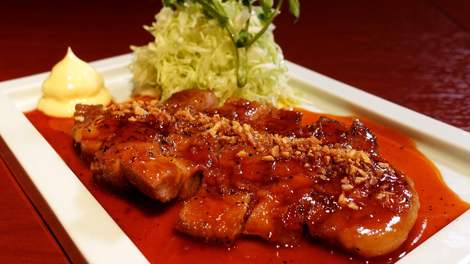 清流豚のトンテキ