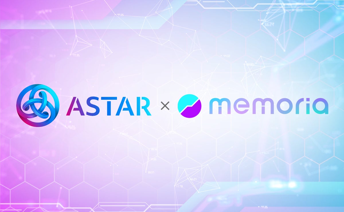株式会社メモリアがAstar Networkとの業務提携を発表。国内企業へのAstar Network導入を共同で推進。メモリア創業者の木崎智之が代表取締役社長、倉谷一圭が取締役COOの経営体制も発表