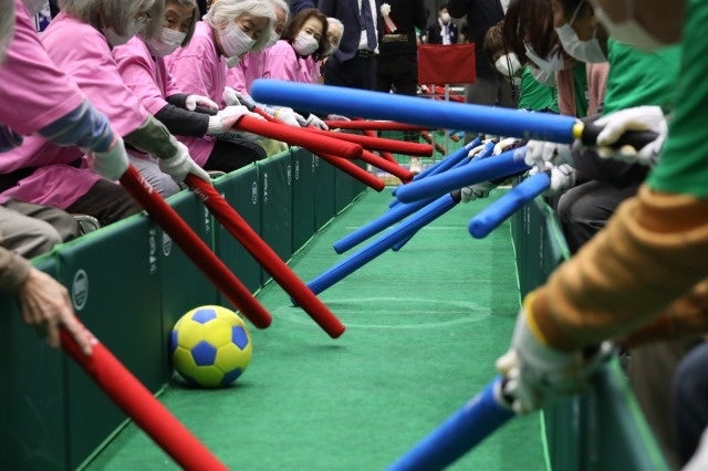 棒サッカー大会の様子