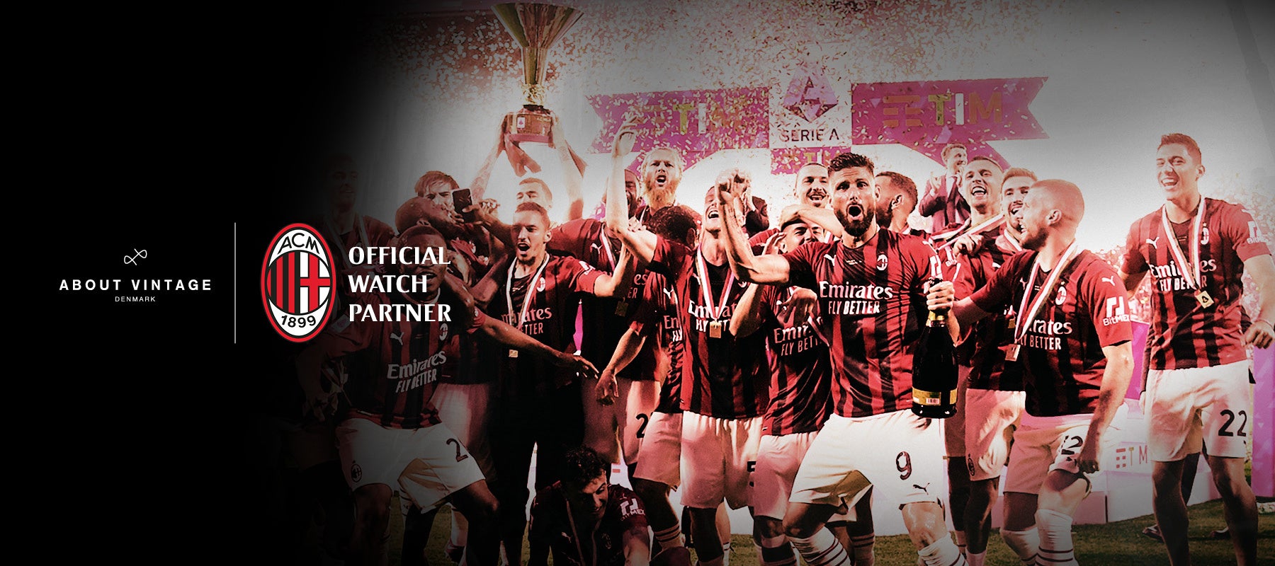 北欧腕時計ブランドのabout Vintageがacミランのオフィシャルウォッチパートナーとなり 優勝記念ウォッチ 22 Rossonero ロッソネロ の販売を発表 株式会社about Vintageのプレスリリース 北欧腕時計ブランドのabout Vintageがacミランのオフィシャルウォッチパートナーとなり 優勝記念ウォッチ 22 Rossonero ロッソネロ の販売を発表 株式会社about Vintageのプレスリリース
