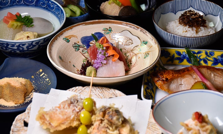 孔雲二十歳のお祝い　天ぷらとお料理のコースイメージ