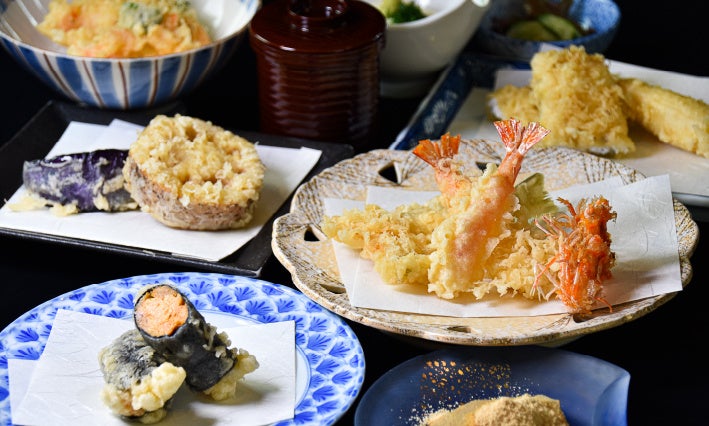 孔雲二十歳のお祝い　天ぷらのコースイメージ