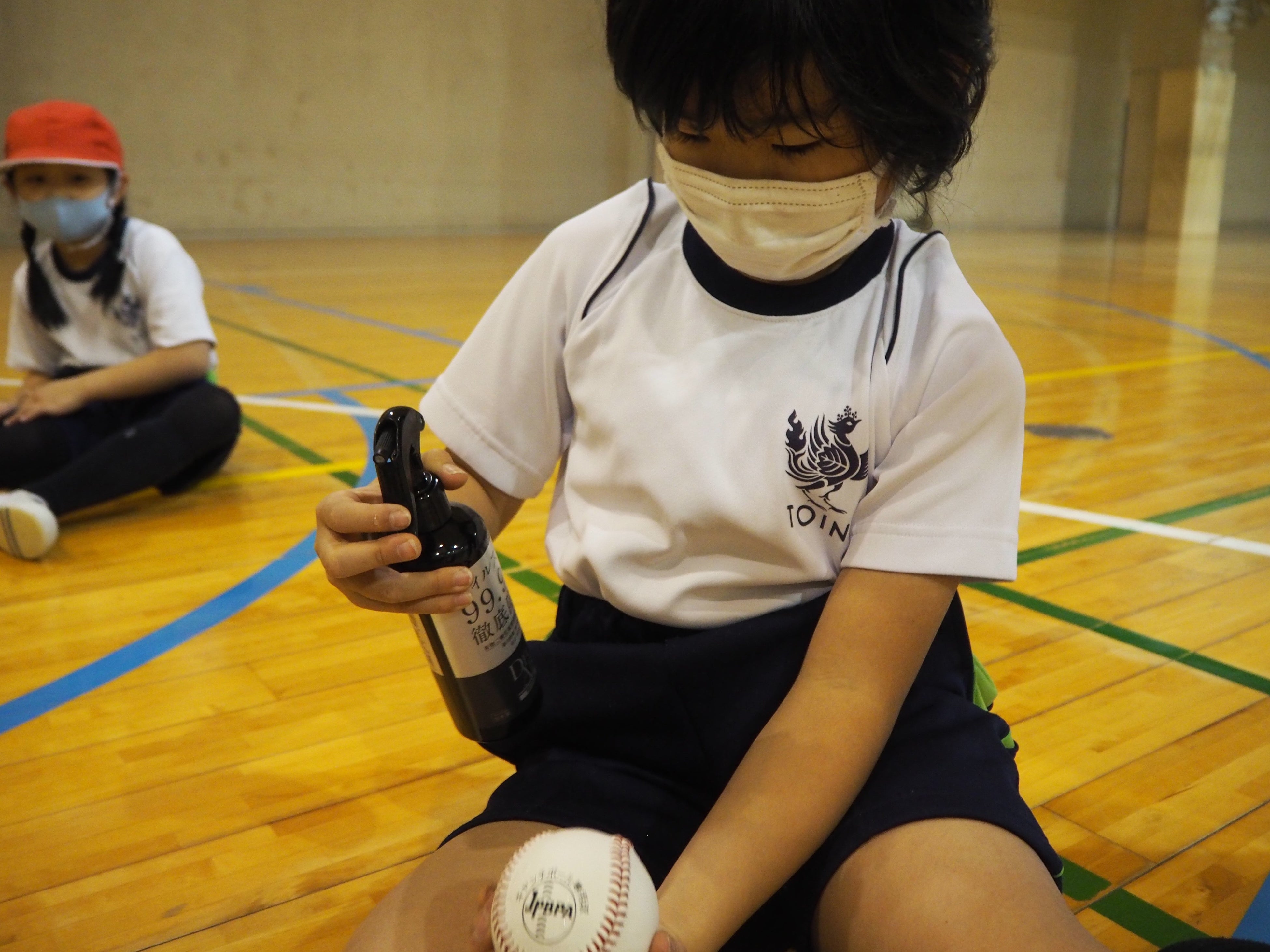 念入りに消毒します