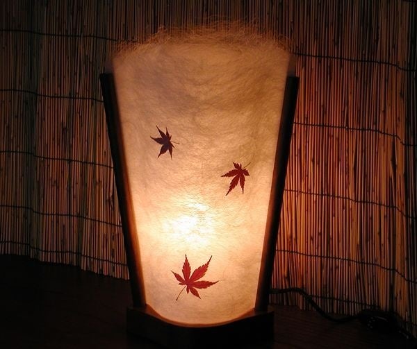 シルクのランプシェード