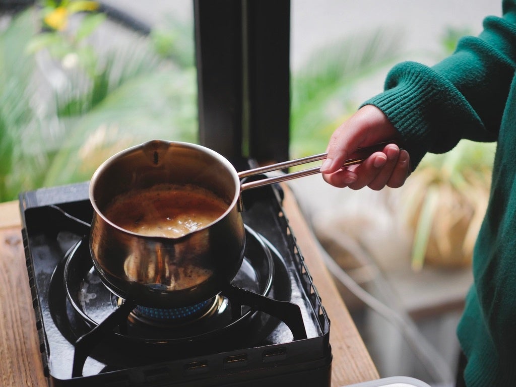 チャイの調理工程