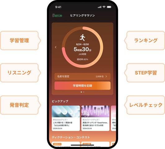 究極の英語学習アプリ「1000時間ヒアリングマラソン」が一般向け 究極の英語学習アプリ「1000時間ヒアリングマラソン」が一般向け
