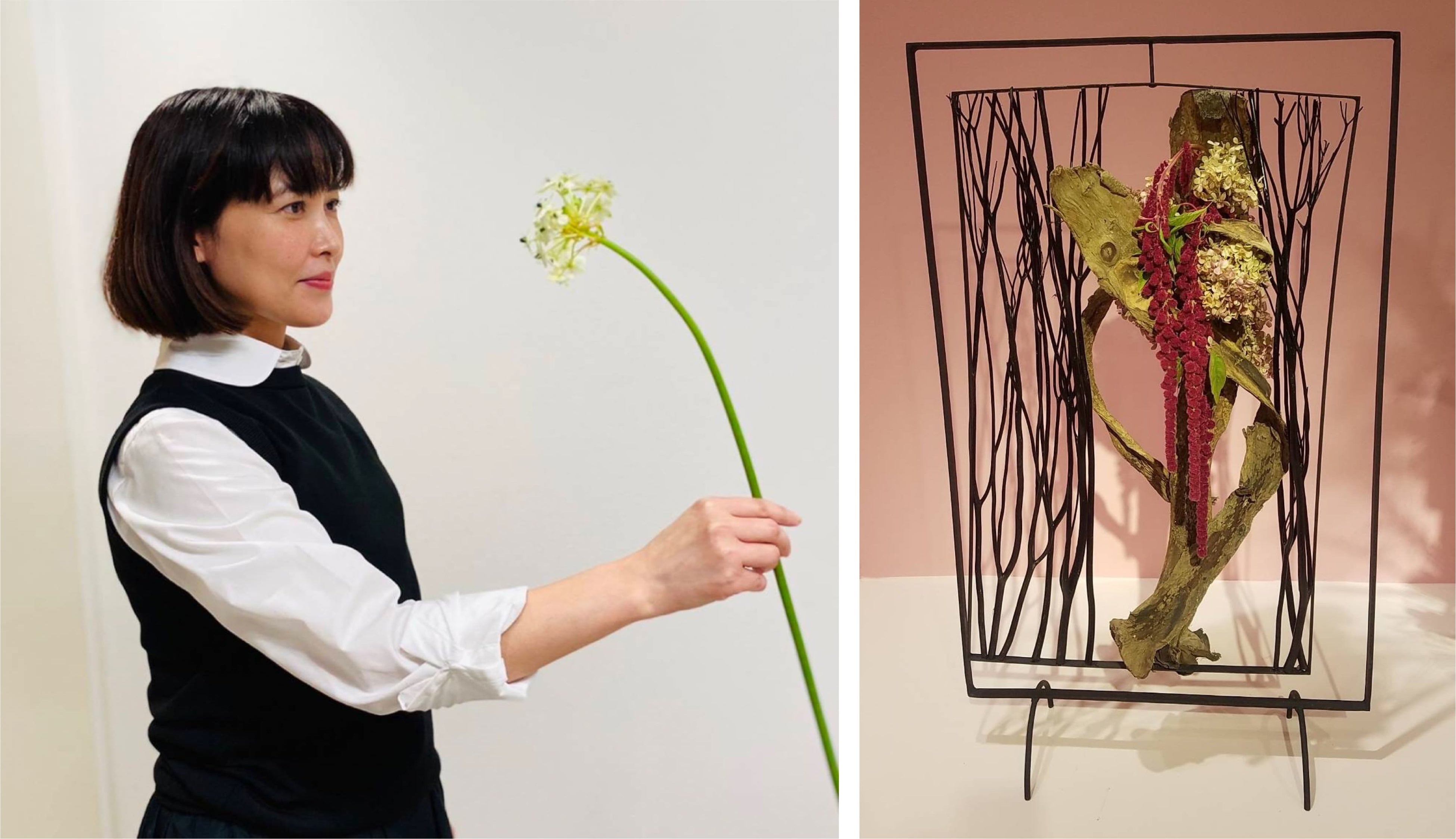 現代アートと草月流作家の融合で日本の伝統文化の継承とアートの新たな