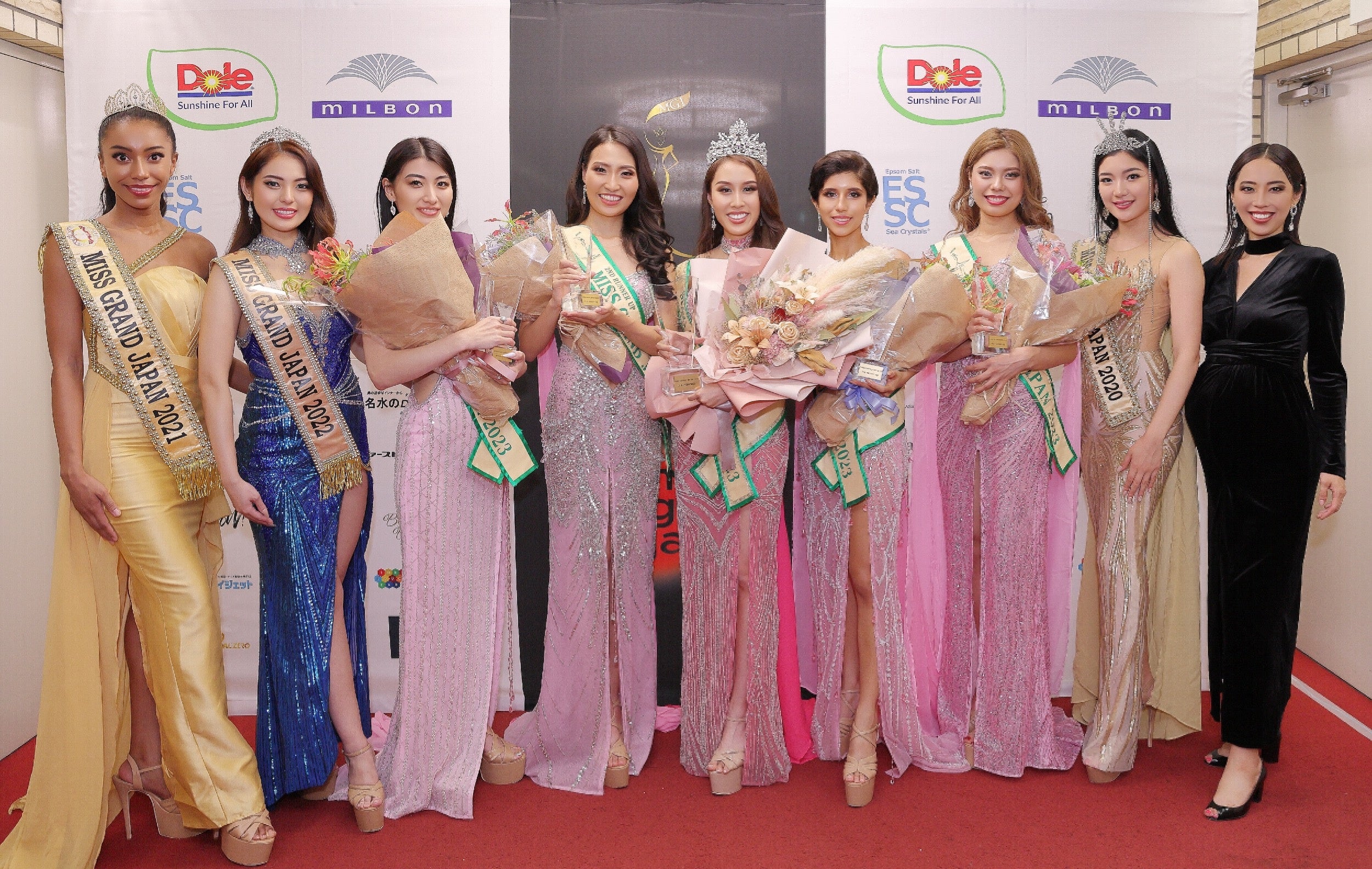 ミス・グランド・ジャパン 2020〜2022 優勝者、2023 の TOP5、運営代表