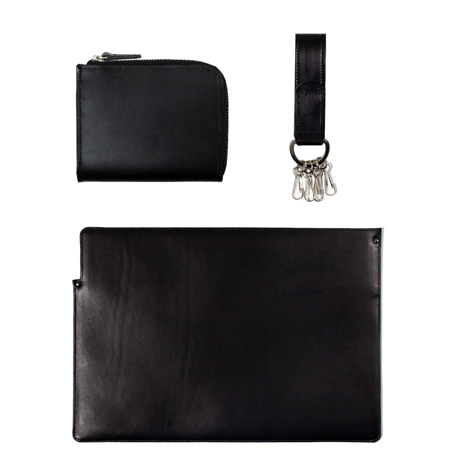 LファスナーウォレットとPC SLEEVEとKEY HOLDER