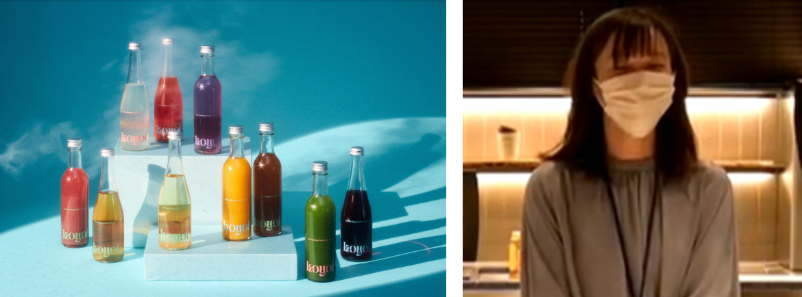 左）Koyoi 　右）株式会社SEAM 代表取締役 石根友里恵氏