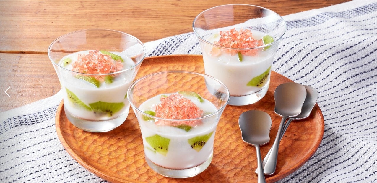 　　　　　　　　　　　　▲Kit Oisix「アップサイクルいちごシロップの牛乳寒天」