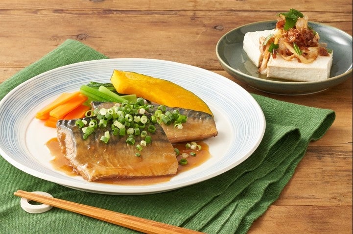 ▲小ねぎ香る、さばのみぞれ煮