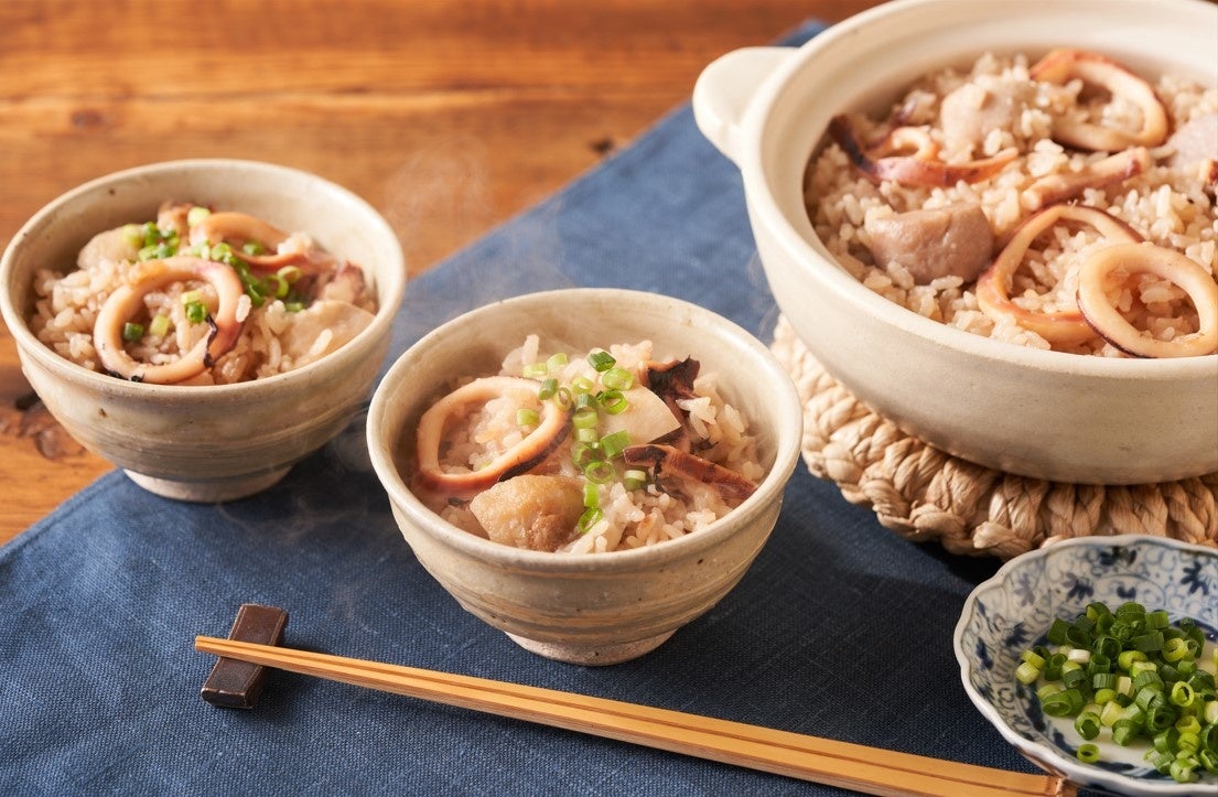 ▲[豊洲目利き人厳選]里芋入り国産いか飯の素